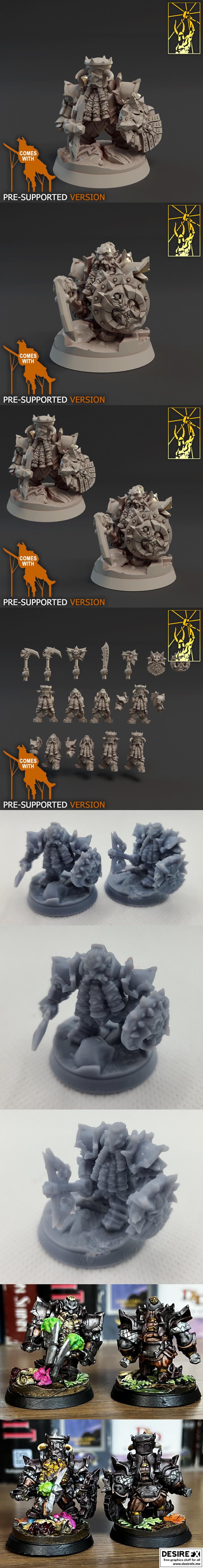 战神——3D打印模型|Warriors – 3D Print Model