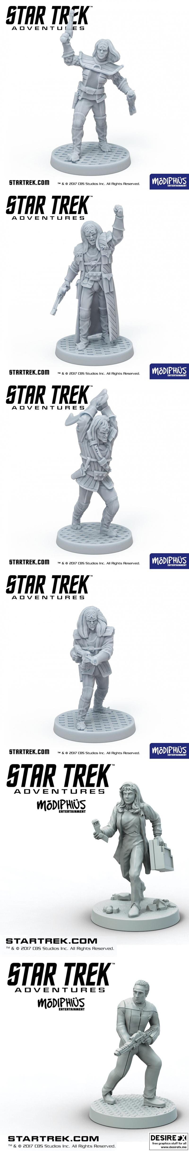 Modiphius娱乐出品《星际迷航》3D打印模型|Modiphius Entertainment – Star Trek Adventures – 3D Print Model STL