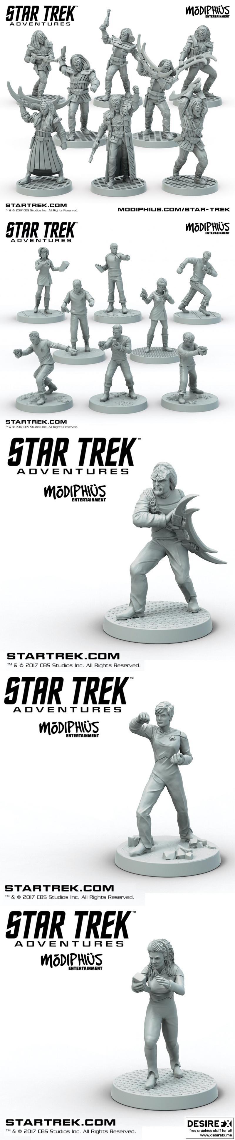 Modiphius娱乐出品《星际迷航》3D打印模型|Modiphius Entertainment – Star Trek Adventures – 3D Print Model STL