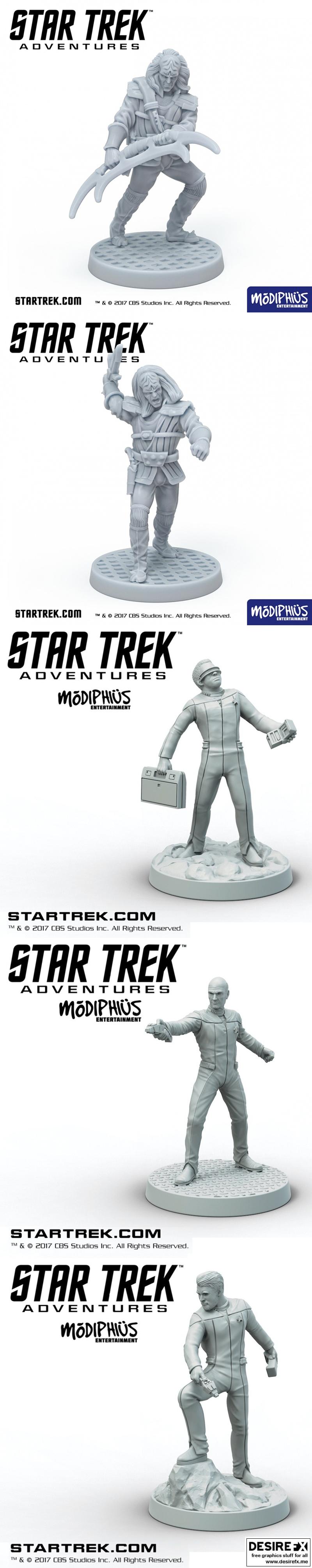Modiphius娱乐出品《星际迷航》3D打印模型|Modiphius Entertainment – Star Trek Adventures – 3D Print Model STL