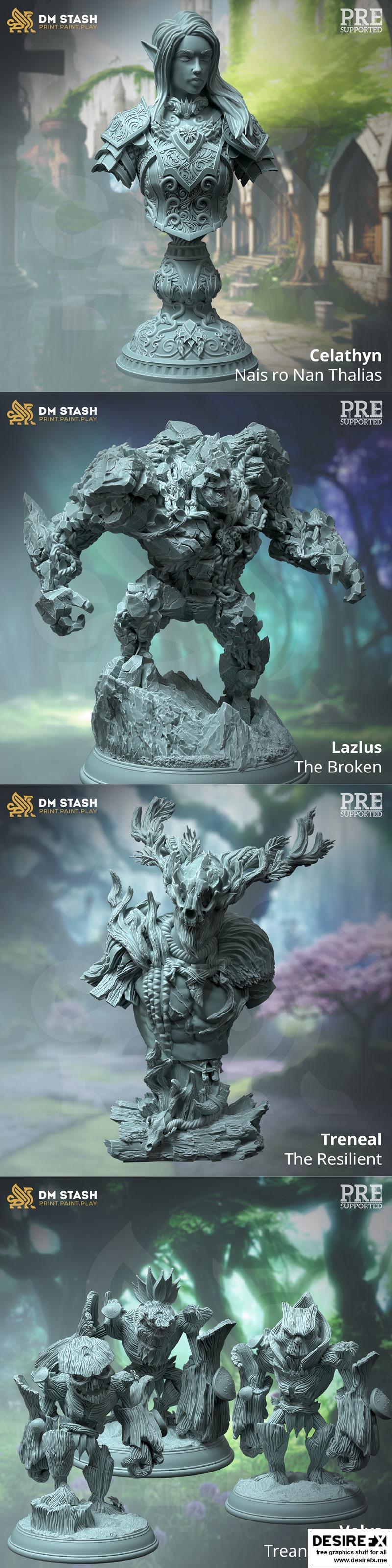 奇幻游走者 3D打印模型|Dungeon Master Stash – Feywalkers – 3D Print Model STL