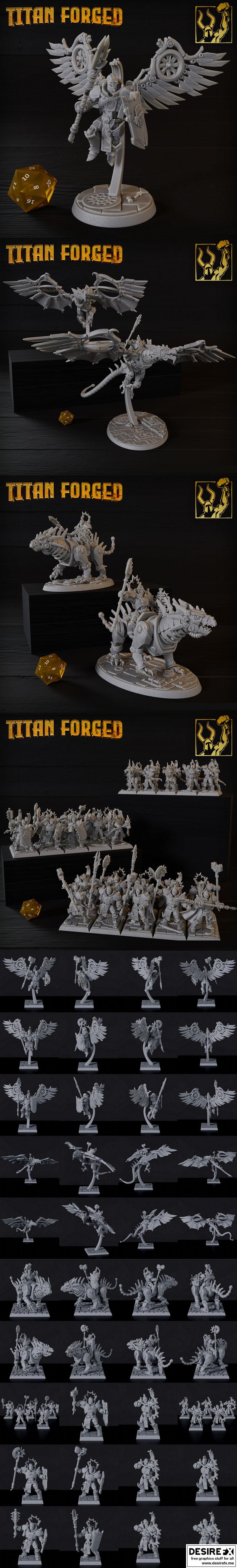 钛铸之魂——Construct Autonoms 3D打印模型|Titan Forged – Construct Autonoms Pack – 3D Print Model