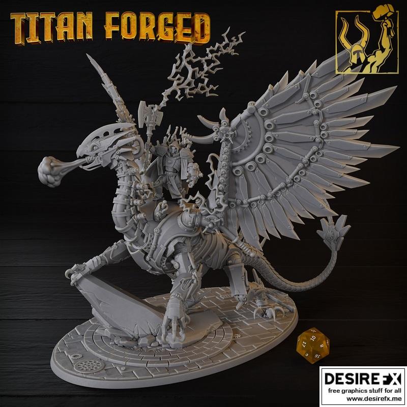 钛铸之龙——Steam Dragon 3D打印模型|Titan Forged – Steam Dragon – 3D Print Model