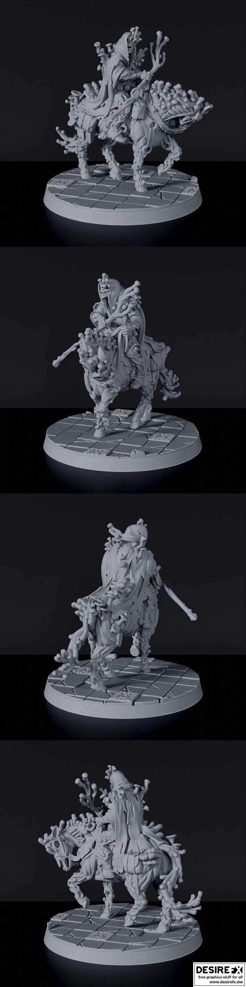 达拉蘑菇人——3D打印模型|Darr Mushroomancer – 3D Print Model