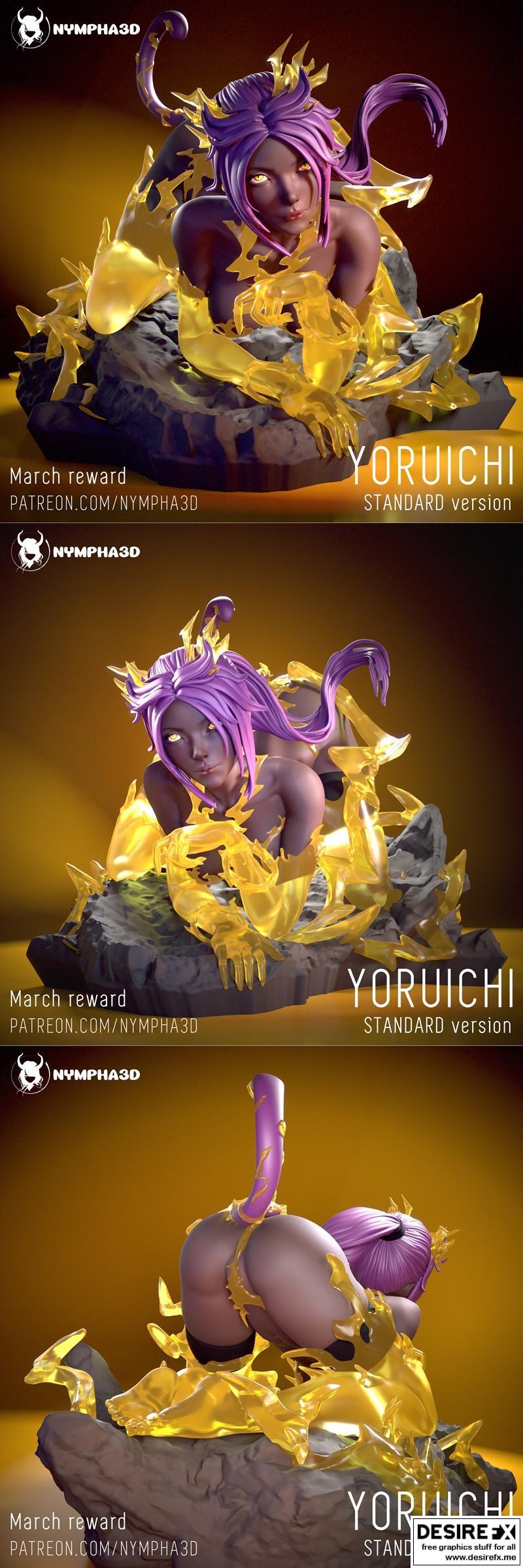 Nympha 三渲二角色 Yoruichi 3D打印模型|Nympha – Yoruichi – 3D Print Model STL