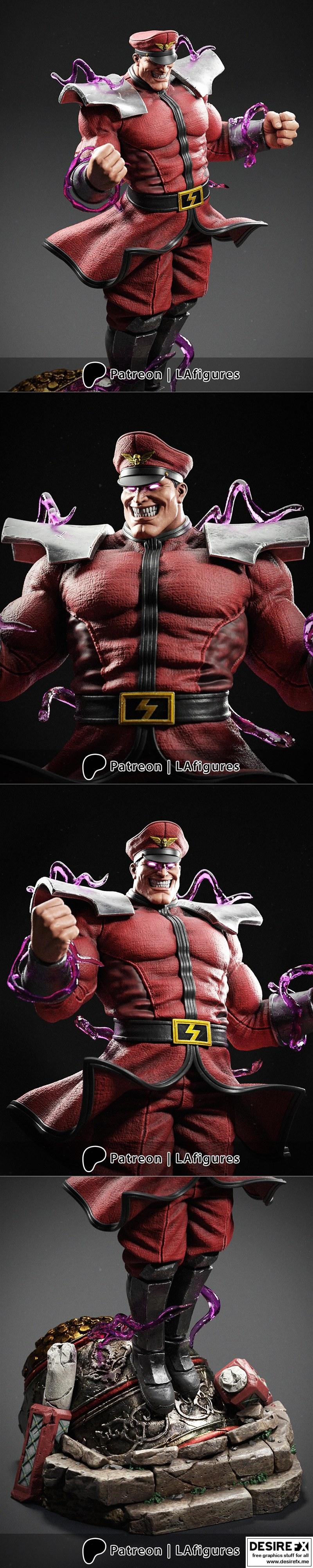 L.A. Figures - M. Bison - 3D打印模型|L.A. Figures – M. Bison – 3D Print Model STL