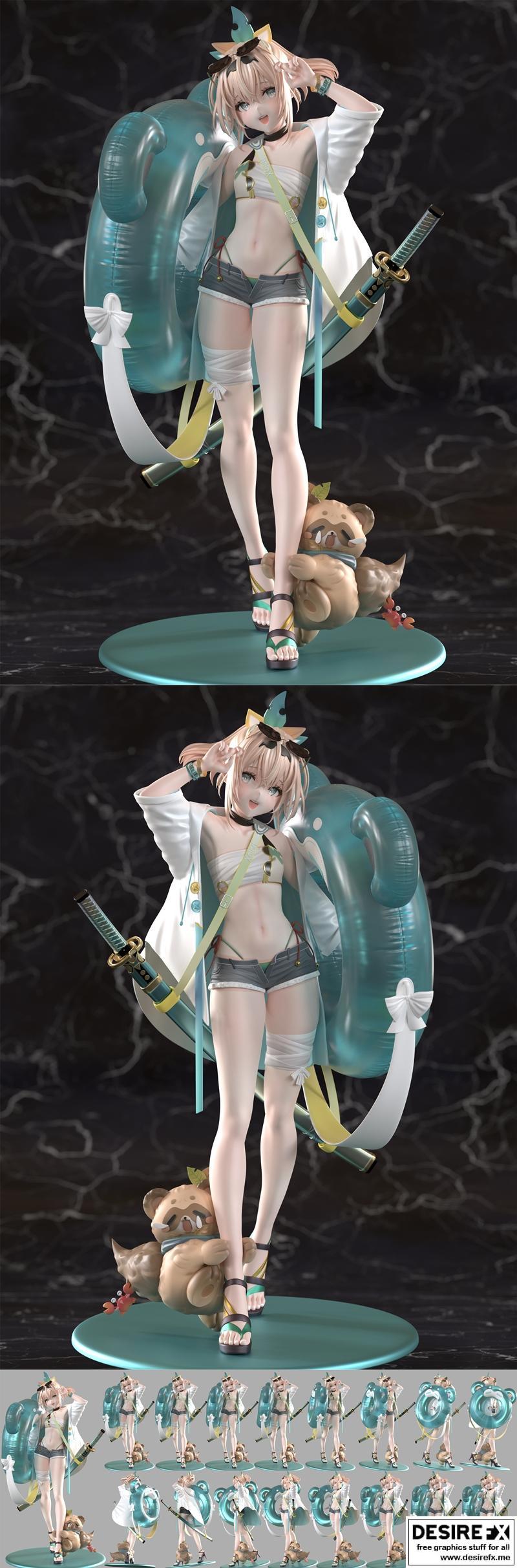Kazama Iroha 3D打印模型|Kazama Iroha – 3D Print Model STL