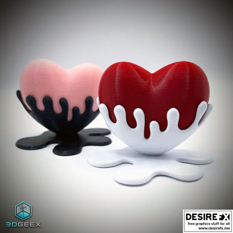 熔心收藏系列 - 动漫游戏角色3D打印模型|Melting Hearts Collection – 3D Print Model STL