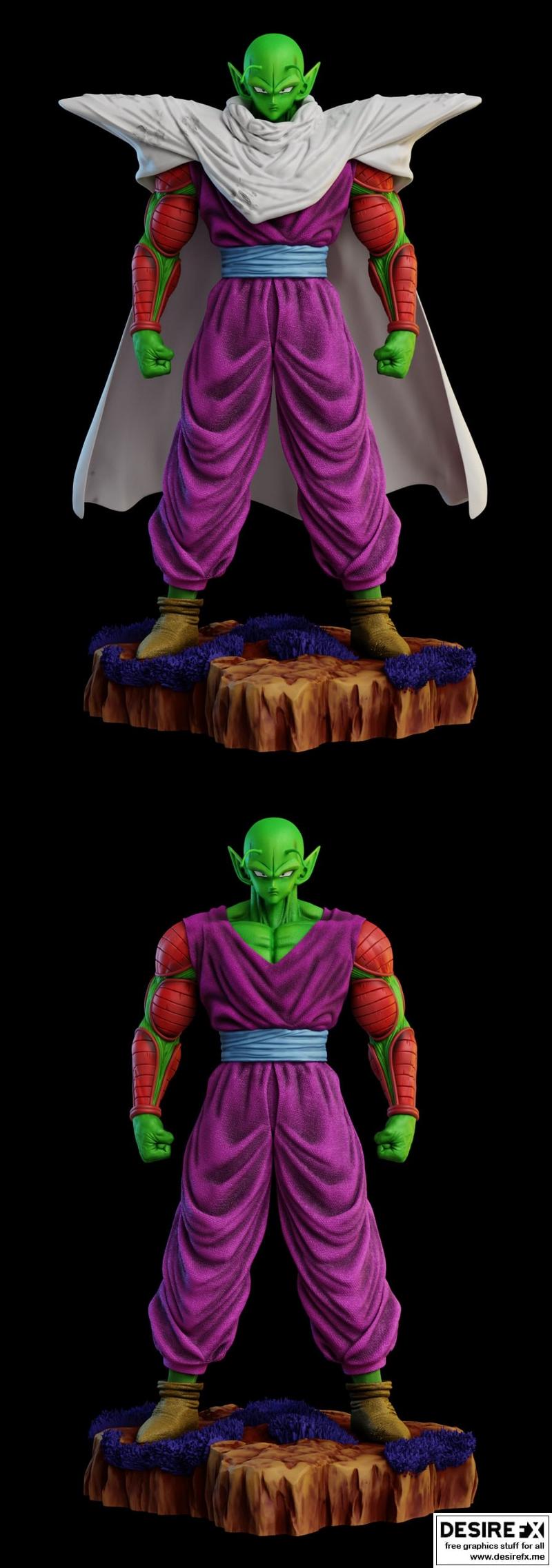 小号模型：3D打印动漫角色精品|Piccolo – 3D Print Model