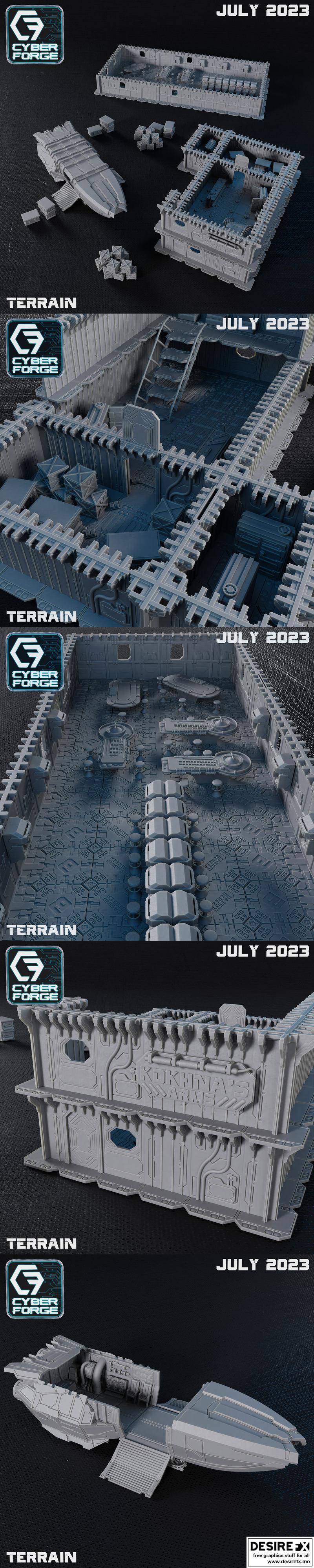 地形——赌场、枪店、船舶 3D打印模型|Terrain – Casino, Gun Shop, Ship – 3D Print Model