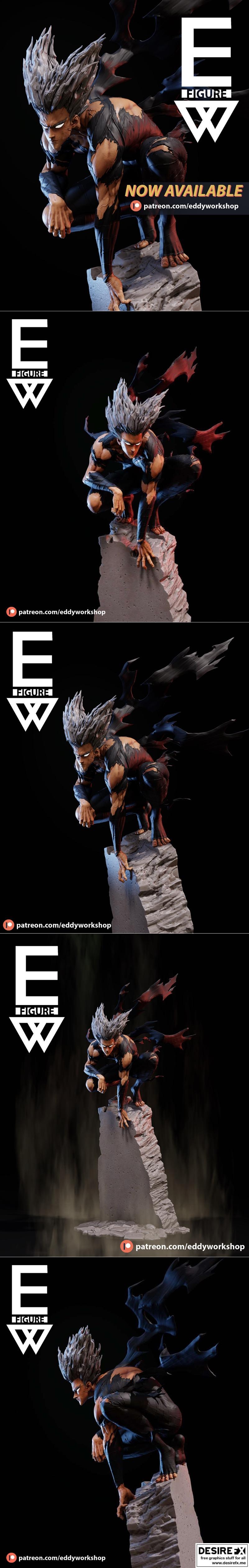 Eddy Workshop - 嘉罗 - 3D打印模型|Eddy Workshop – Garou – 3D Print Model STL