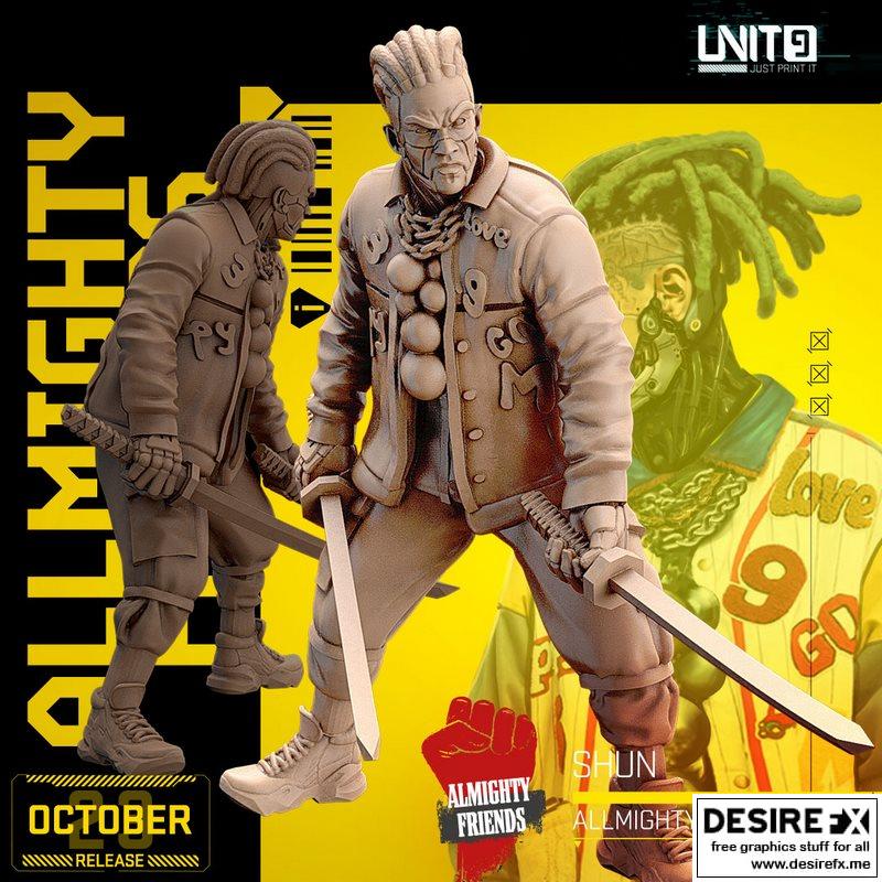 Allmighty Friends - Shun 02 - 3D打印模型|Allmighty Friends – Shun 02 – 3D Print Model
