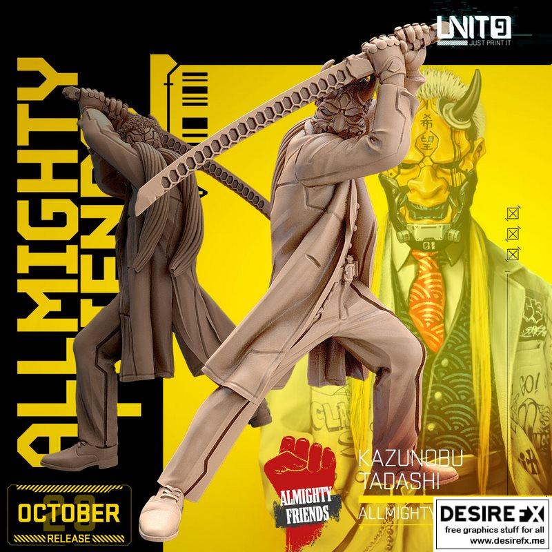 绝世之友 Kazunobu Tadashi 02 3D打印模型|Allmighty Friends – Kazunobu Tadashi 02 – 3D Print Model