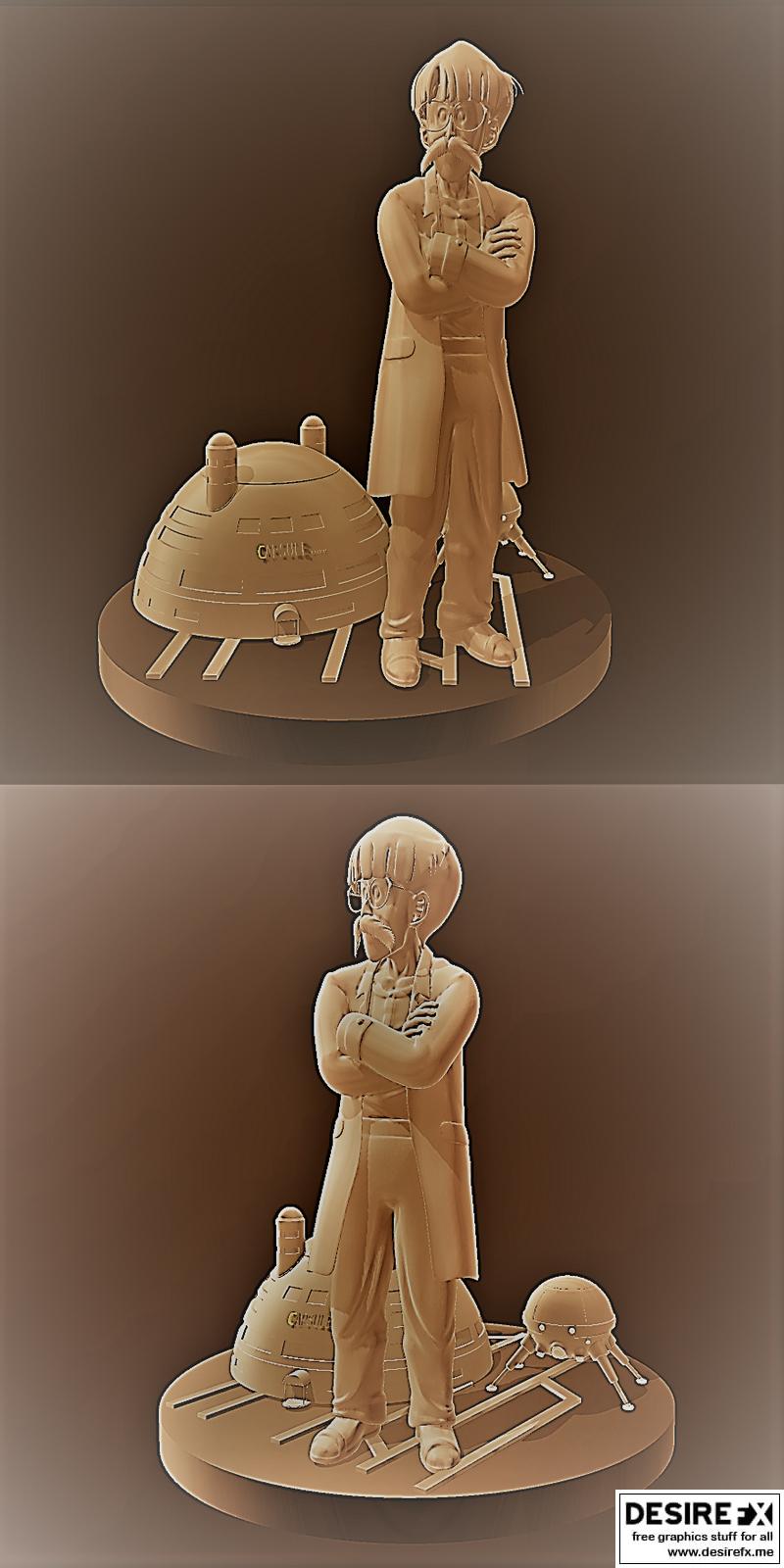 Dr. Brief – 3D打印模型：赛博朋克机械师手办原型|Dr. Brief – 3D Print Model