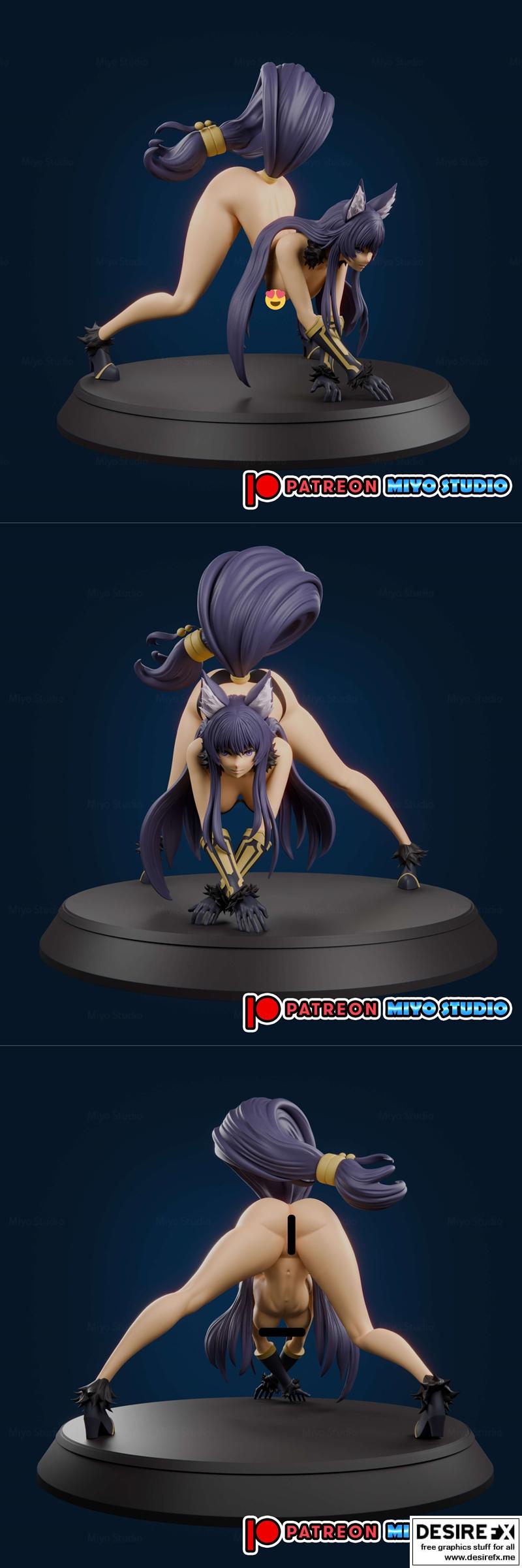 Miyo Studio旗下作品《Delta》中的角色“Eminence In Shadow”3D打印模型|Miyo Studio – Delta – Eminence In Shadow – 3D Print Model STL