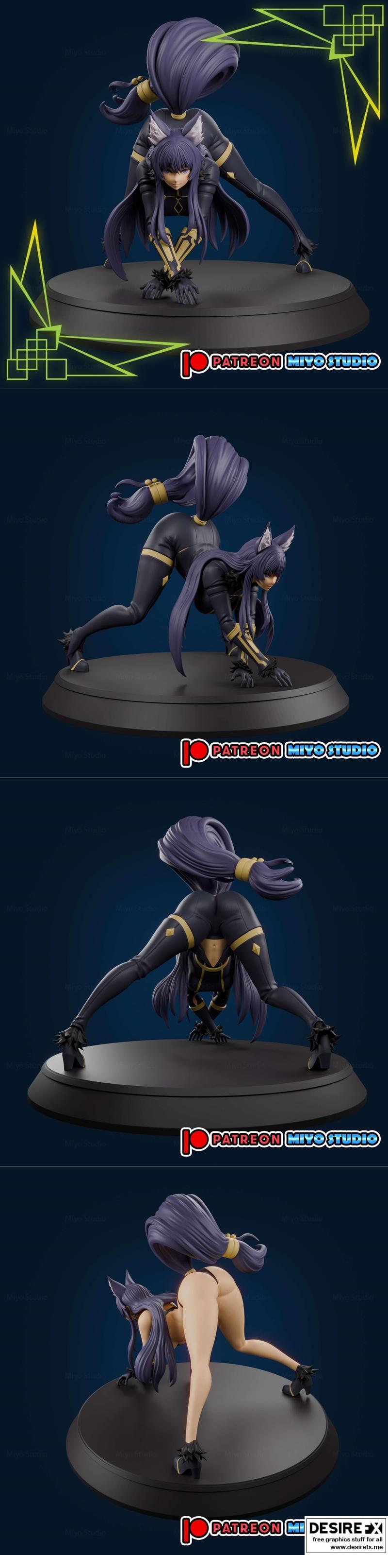 Miyo Studio旗下作品《Delta》中的角色“Eminence In Shadow”3D打印模型|Miyo Studio – Delta – Eminence In Shadow – 3D Print Model STL