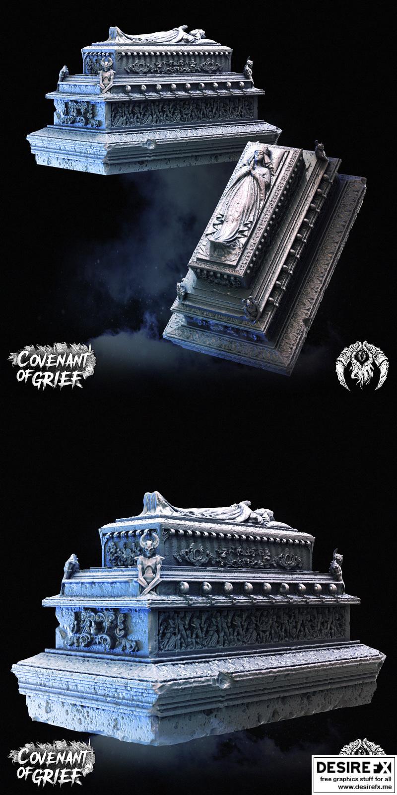 石棺——3D打印模型|Sarcophagus – 3D Print Model
