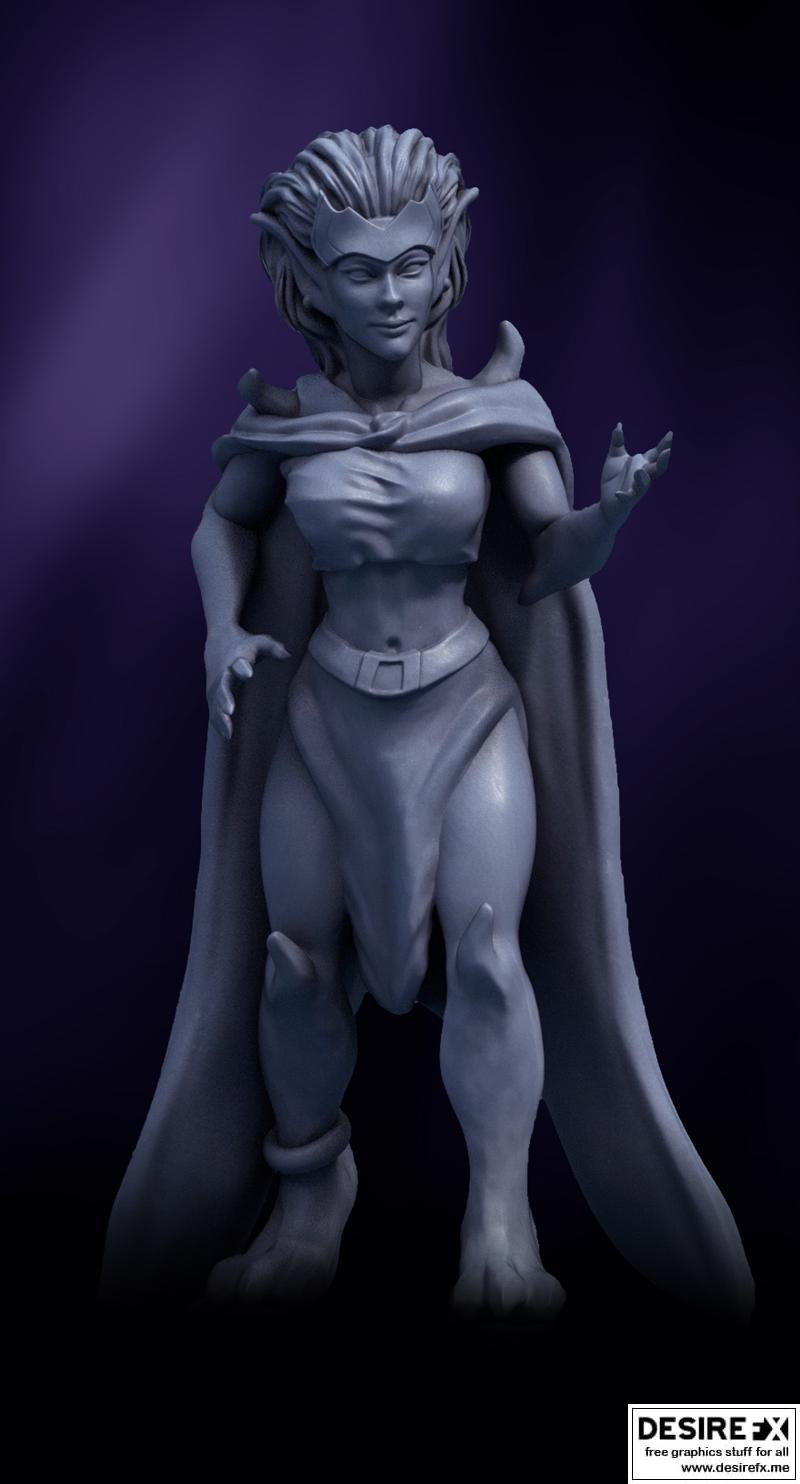 恶魔女郎 3D打印模型 STL|Demona – 3D Print Model STL