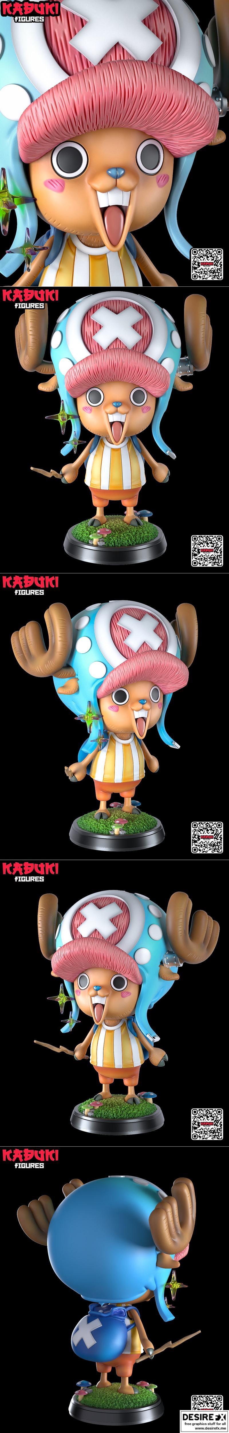 Kabuki Figures 换装模型 3D打印版 霓虹小丑Chopper|Kabuki Figures – Chopper – 3D Print Model STL