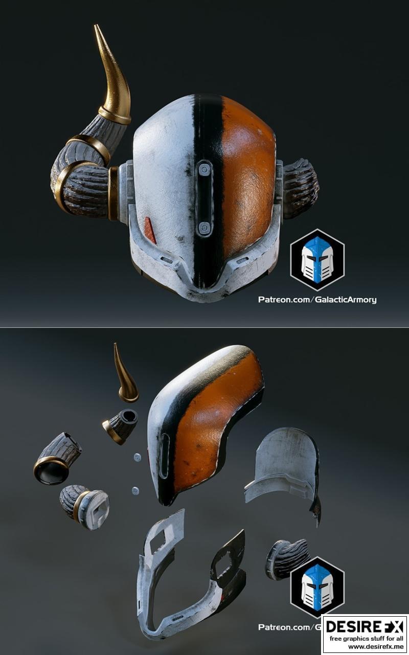 Shaxx头盔 - 3D打印模型|Shaxx Helmet – 3D Print Model STL