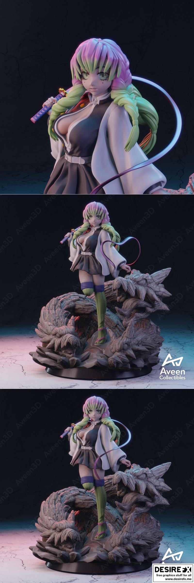 Aveen – Mitsuri Kanroji – 3D Print Model STL