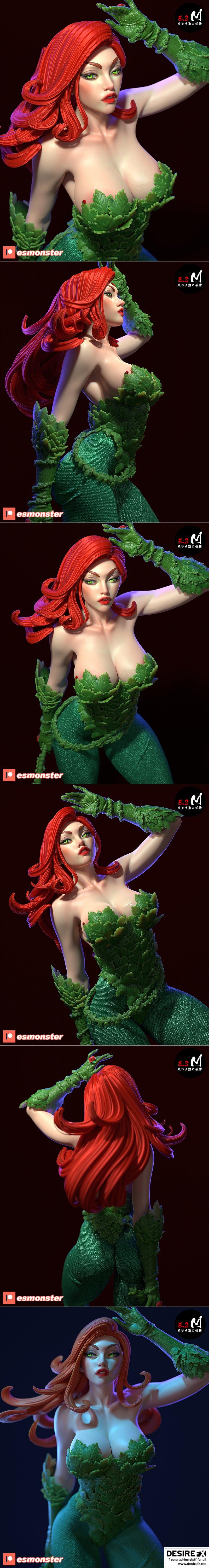 E.S Monster – Poison Ivy – 3D Print Model STL
