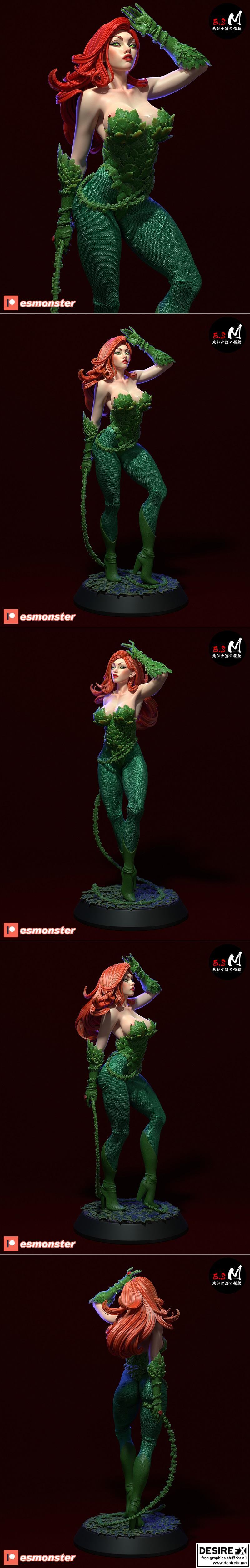 E.S Monster – Poison Ivy – 3D Print Model STL