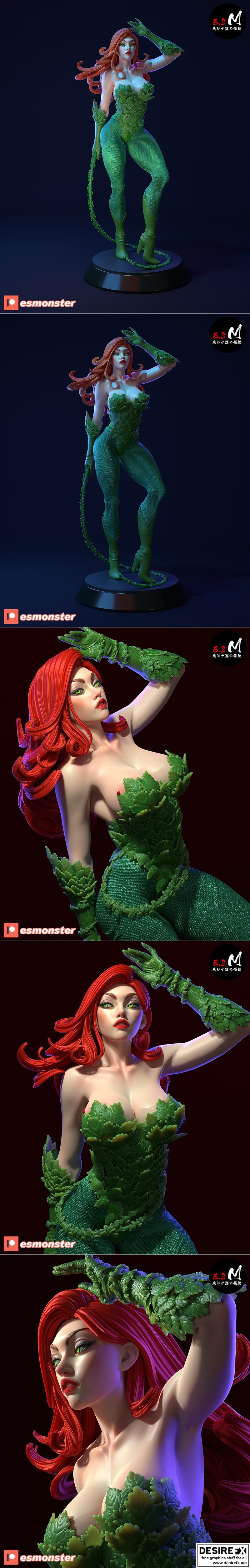 E.S Monster – Poison Ivy – 3D Print Model STL