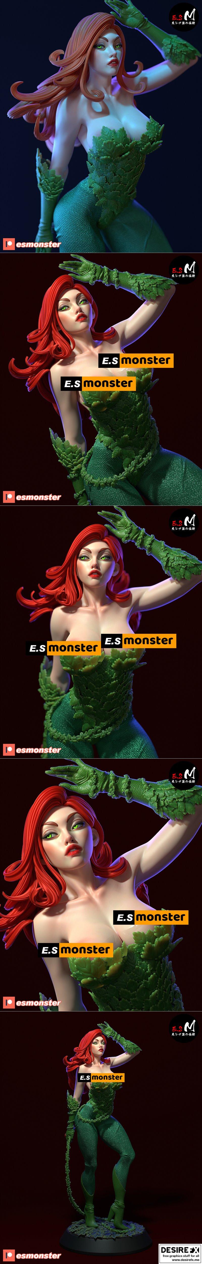 E.S Monster – Poison Ivy – 3D Print Model STL