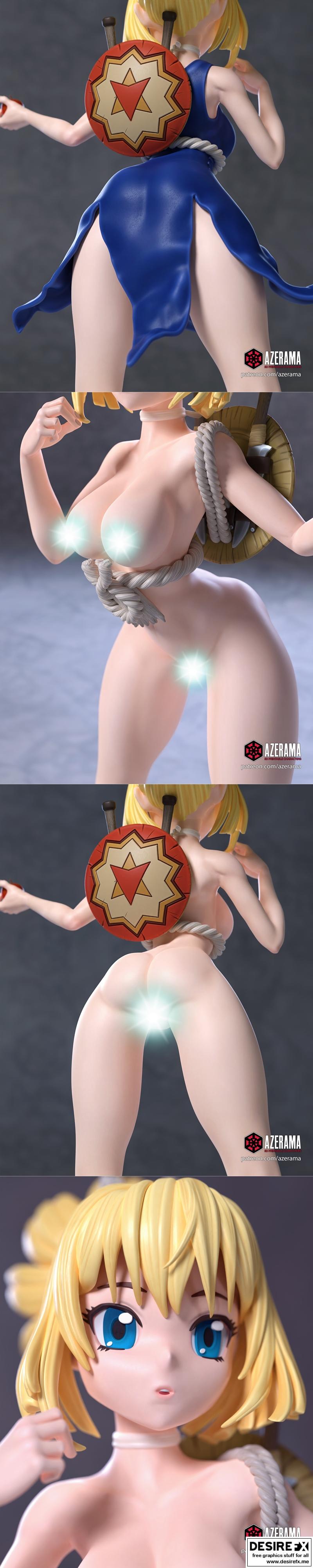 Azerama出品《红白机》3D打印模型|Azerama – Kohaku – 3D Print Model STL