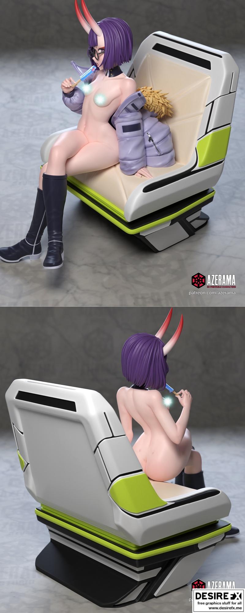 Azerama 3D打印模型：Shuten Douji角色立体模型|Azerama – Shuten Douji – 3D Print Model STL