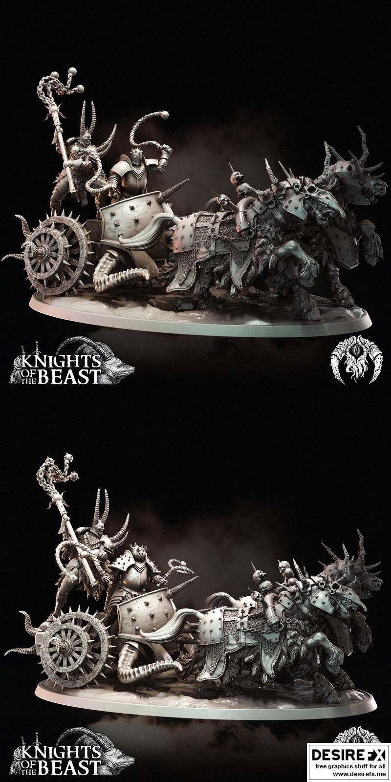 戈尔德锻造战车 - 3D打印模型|Gore Forged Chariot – 3D Print Model