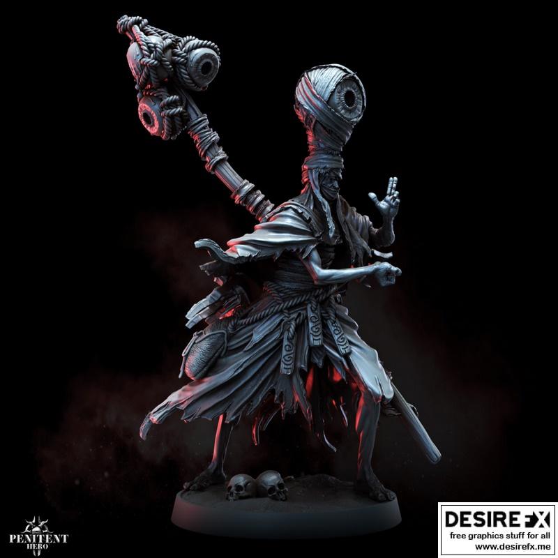 瓜神预言者 – 3D打印模型|Gourd Seer – 3D Print Model