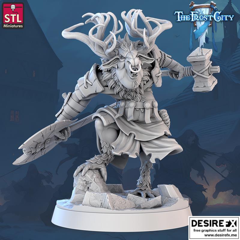 极寒之城——Rangifer A 3D打印模型|The Frost City – Rangifer A – 3D Print Model