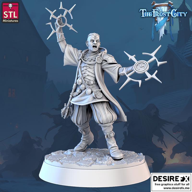 寒霜之城——时光法师 3D打印模型|The Frost City – Chronomancer – 3D Print Model
