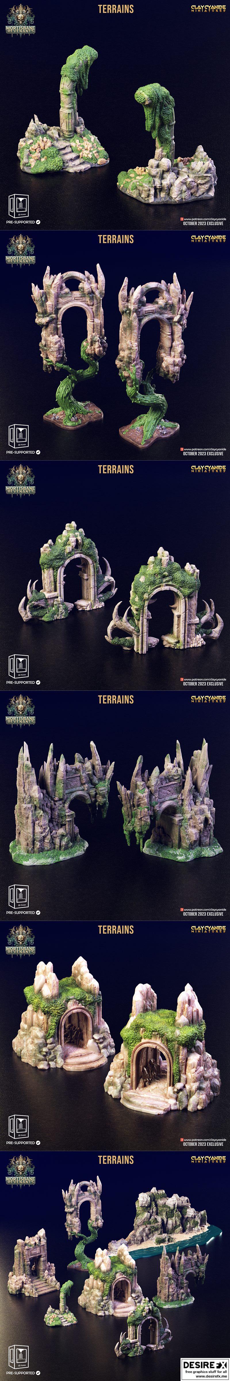 Clay Cyanide Miniatures – Mostisbane Revenants Act 1 October 2023 – 3D Print Model STL