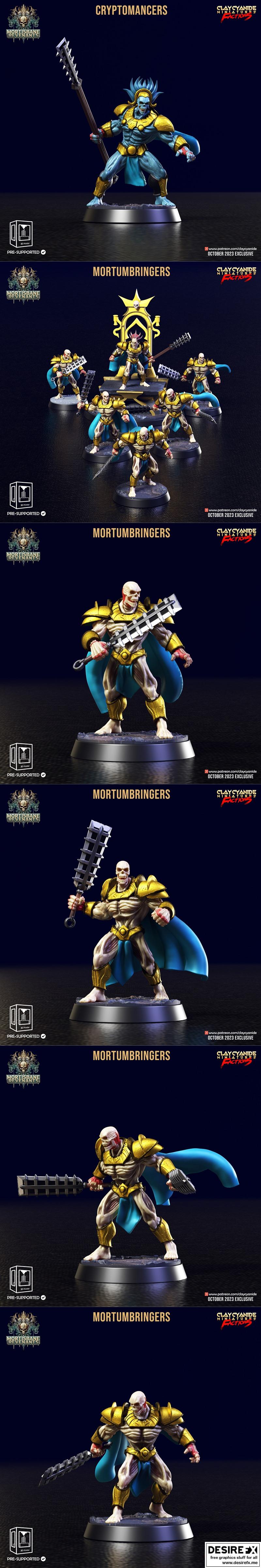 Clay Cyanide Miniatures – Mostisbane Revenants Act 1 October 2023 – 3D Print Model STL
