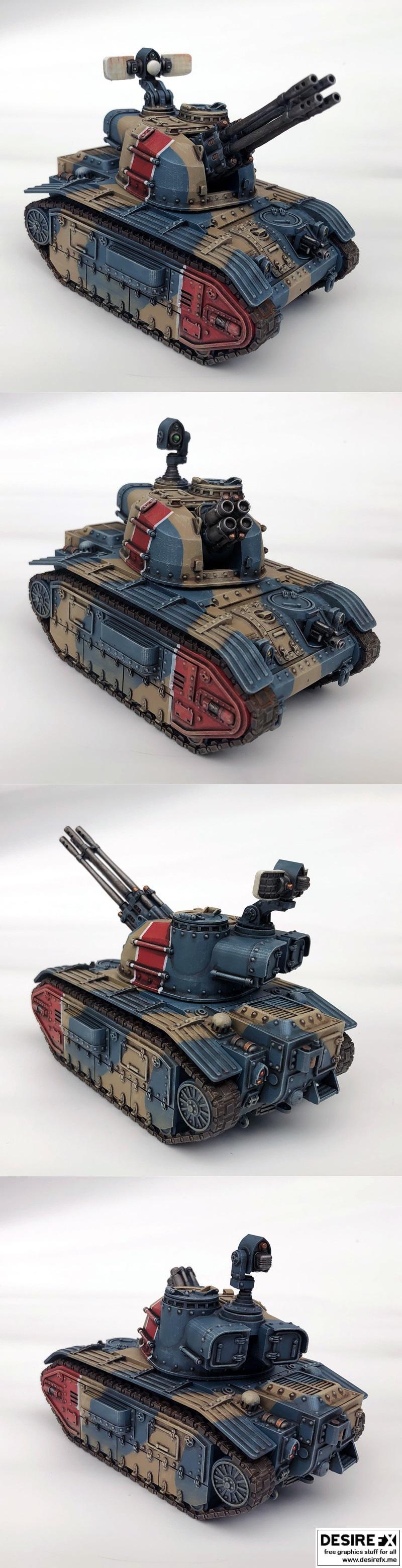 Cerberus AAA车型与Lindwurm火炮——3D打印模型|Cerberus AAA Vehicle and Lindwurm Artillery – 3D Print Model STL