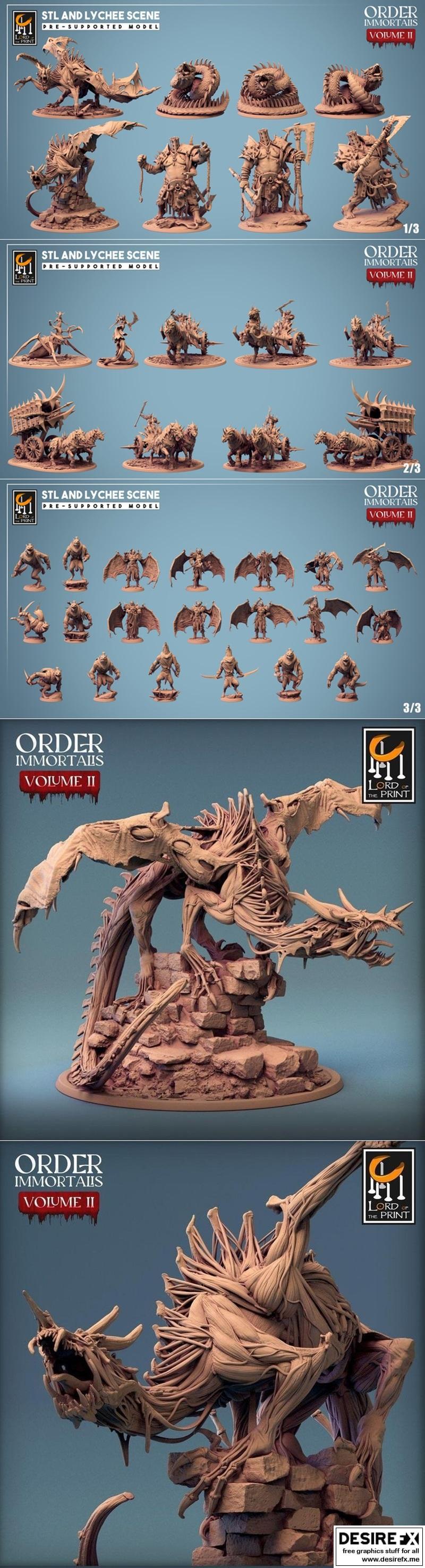 Lord of the Print – Order Immortalis Volume 2 February 2024 – 3D Print Model STL