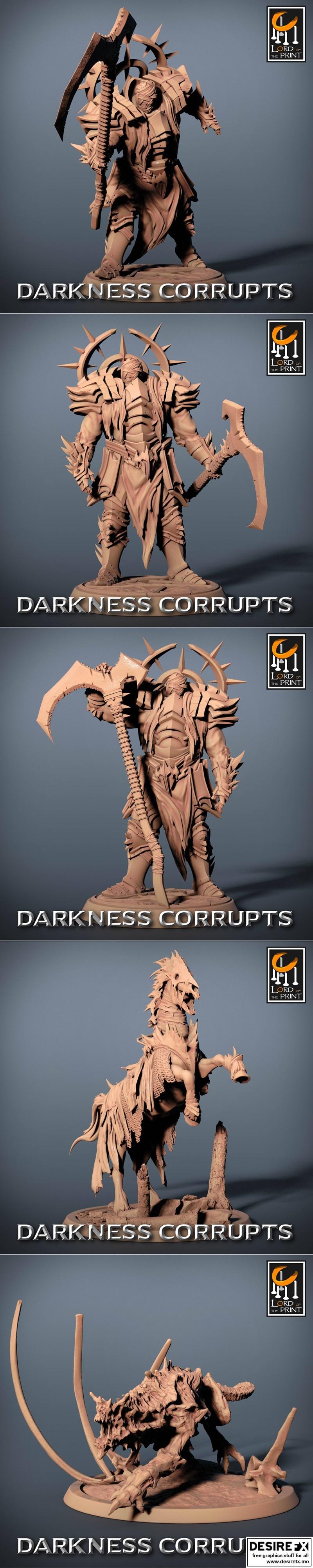 Lord of the Print – Darkness Corrupts July 2023 – 3D Print Model STL