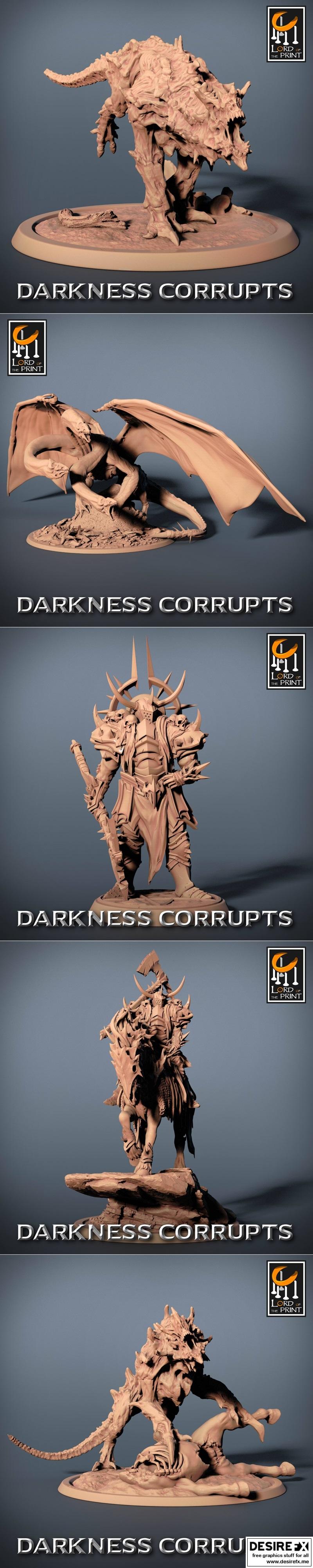 Lord of the Print – Darkness Corrupts July 2023 – 3D Print Model STL