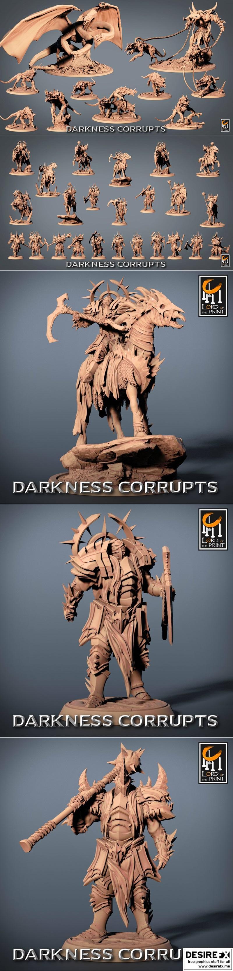 Lord of the Print – Darkness Corrupts July 2023 – 3D Print Model STL