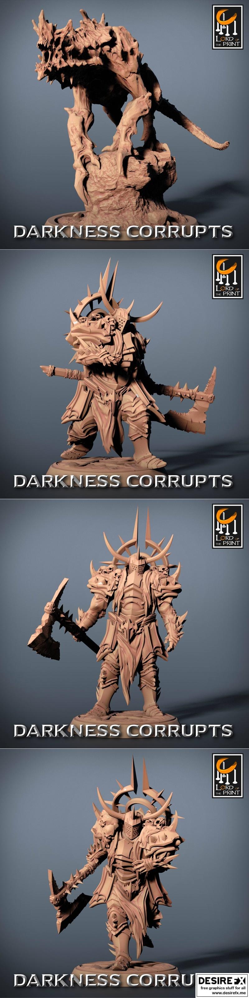 Lord of the Print – Darkness Corrupts July 2023 – 3D Print Model STL