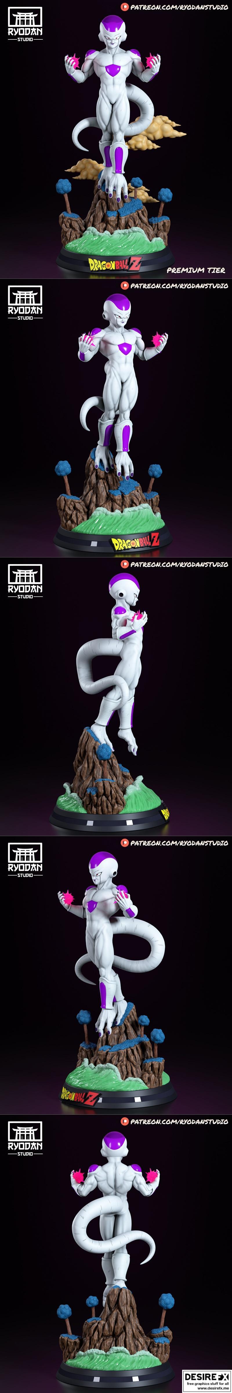 Ryodan Studio 3D打印模型：Freeza角色立体模型|Ryodan Studio – Freeza – 3D Print Model STL