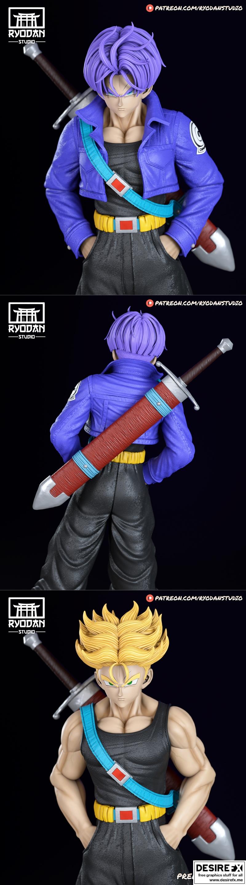 Ryodan Studio 未来特鲁姆斯 3D打印模型|Ryodan Studio – Future Trunks – 3D Print Model STL