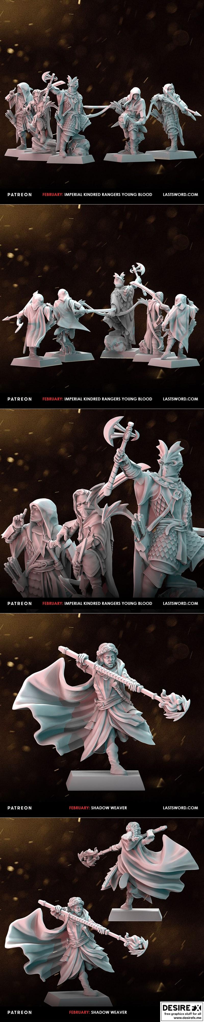 龙之 Lords 3D打印模型|Last Sword Miniatures – Lords of the Dragons – 3D Print Model STL
