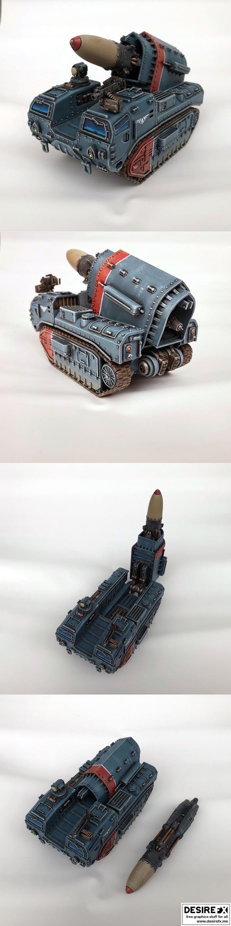 哈迪斯导弹巡洋舰 3D打印模型|Hades Missile Carrier – 3D Print Model STL