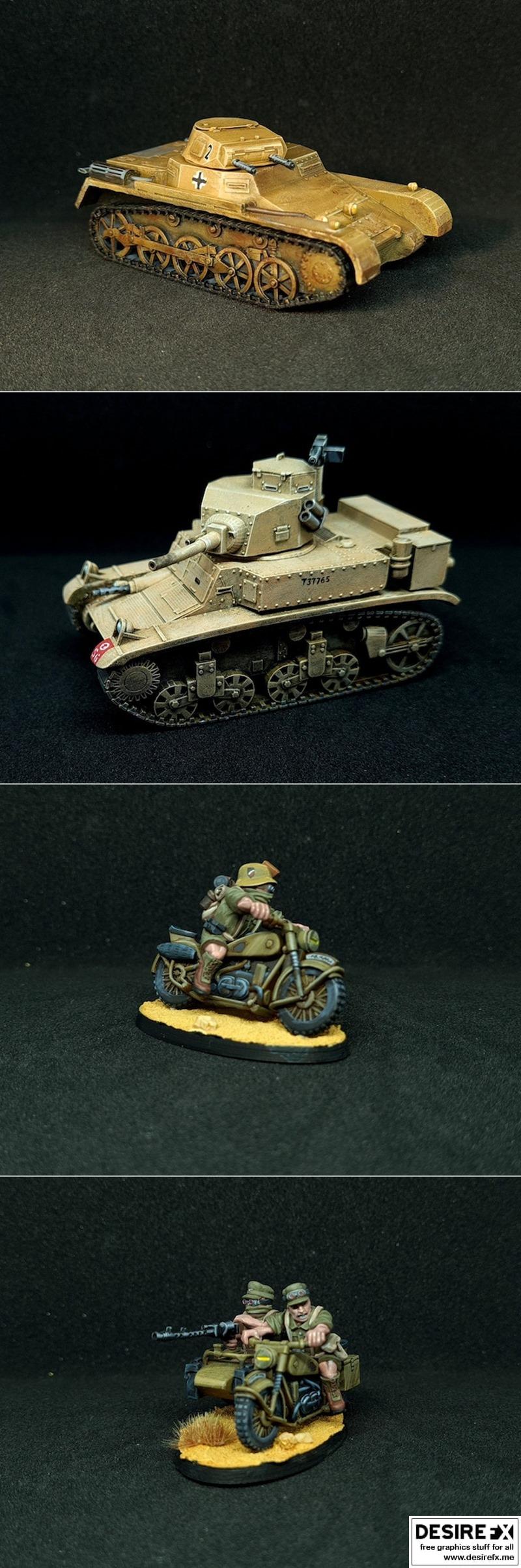二战非洲战役 3D打印模型|March to Hell WW2 Africa – 3D Print Model STL