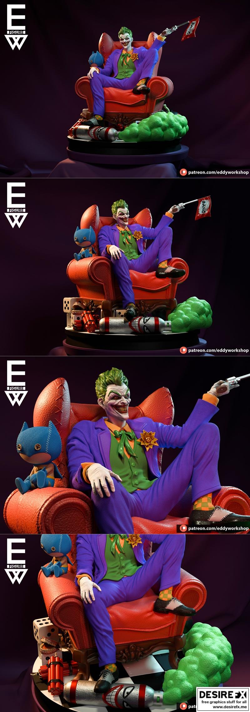 Eddy’s Workshop – Joker – 3D Print Model STL