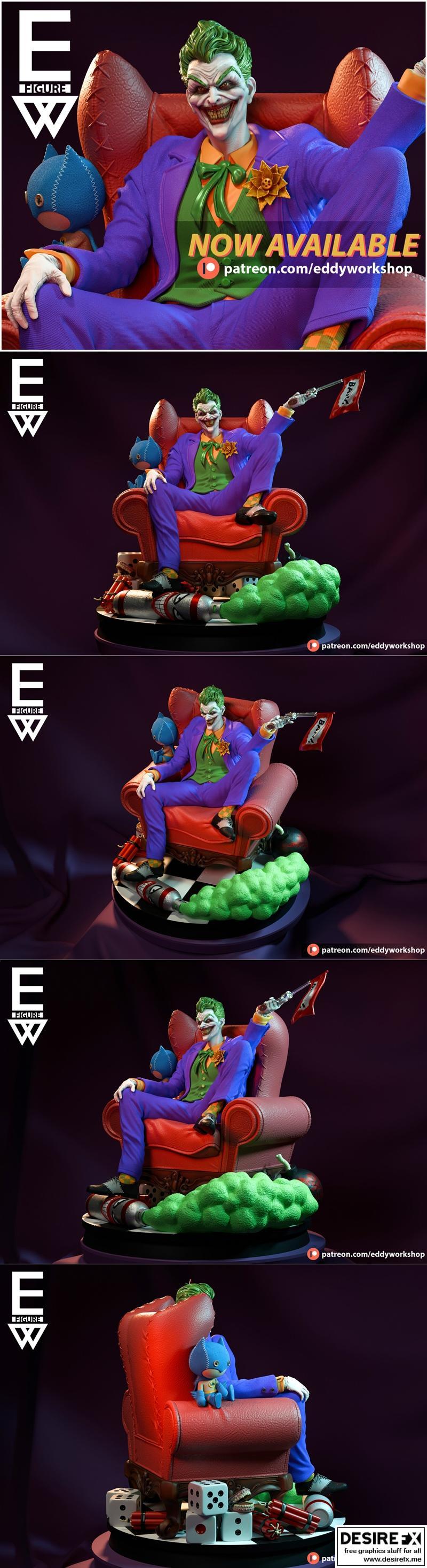 Eddy’s Workshop – Joker – 3D Print Model STL